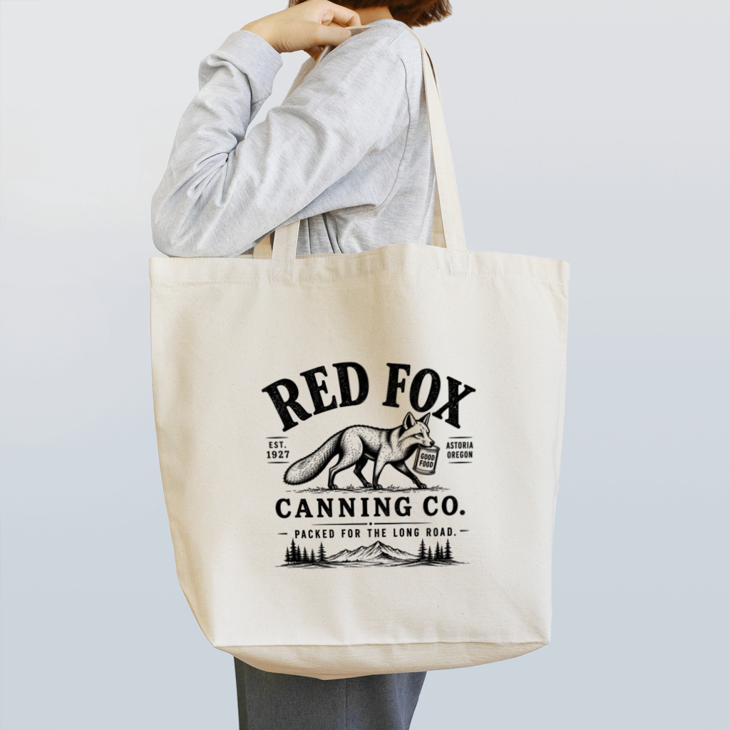 Red Fox Canning Co. tote bag, alternate design