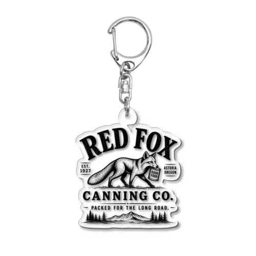 Red Fox Canning Co. / Acrylic Keychain