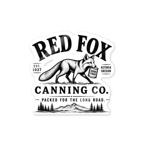 Red Fox Canning Co. / Sticker