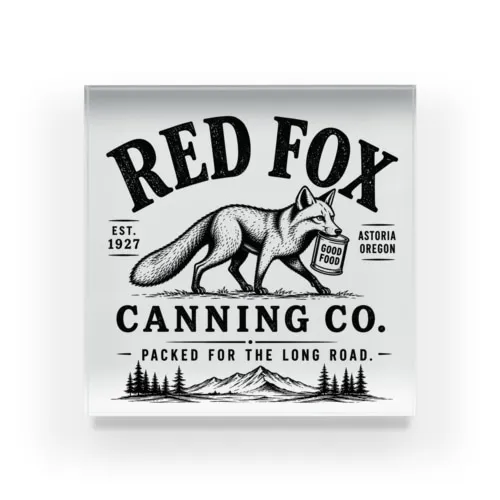 Red Fox Canning Co. / Acrylic Block